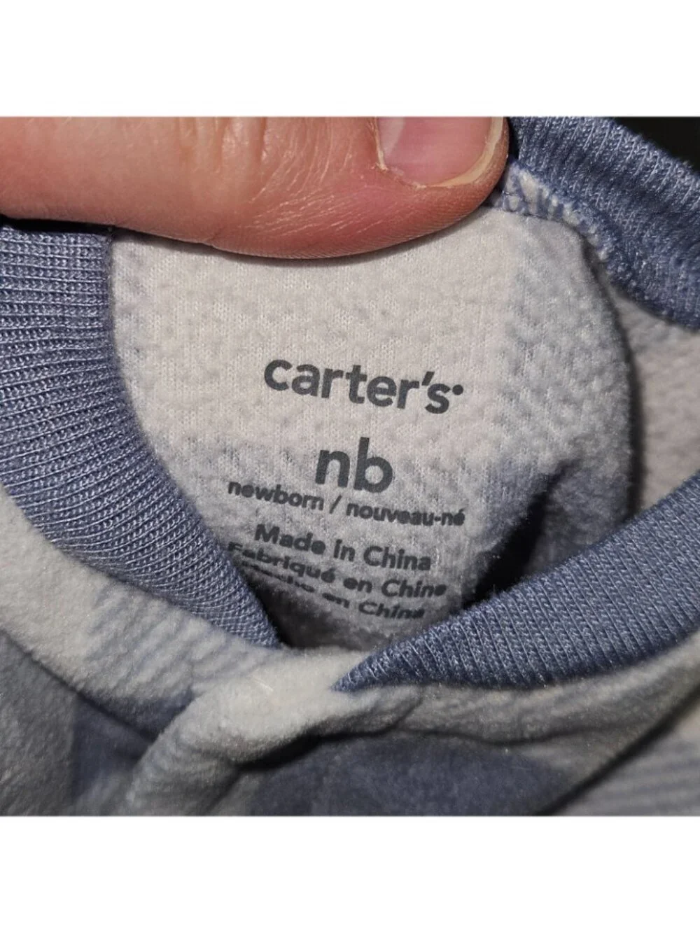 6 Pairs Footie Pajamas Lot NB 0-3-6 Months Baby Boy Buffalo Plaid Weeplay Carter